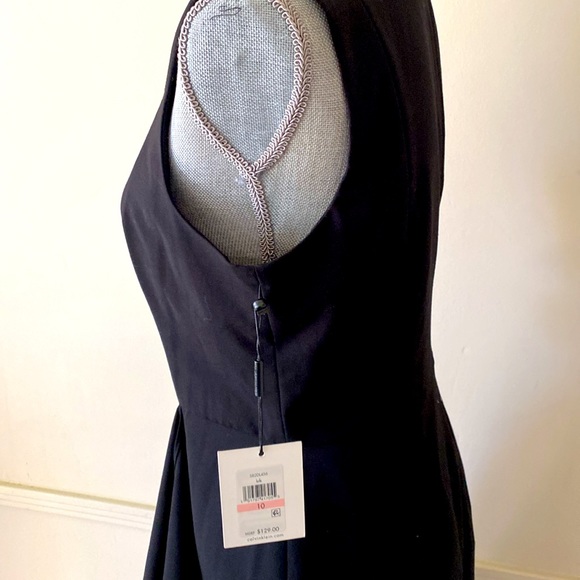 CALVIN KLEIN 🖤BLACK🖤 SLEEVELESS CLASSIC DRESS SIZE 10 🌟NWT🌟 - Picture 7 of 17